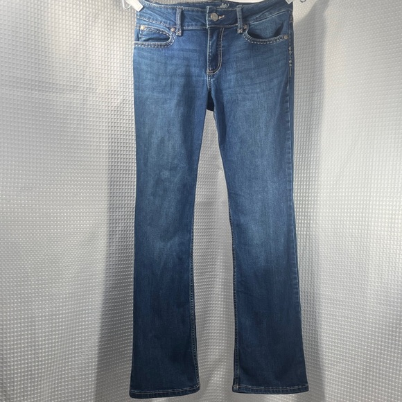 Wrangler Women's Boot Cut Blue Jeans- size 3/4 X 32 - Picture 3 of 12